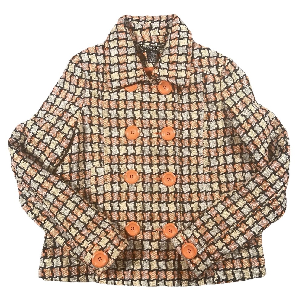 Vertigo Paris Blazer Lined Wool Old Money Grandmacore Office Careerwear Medium